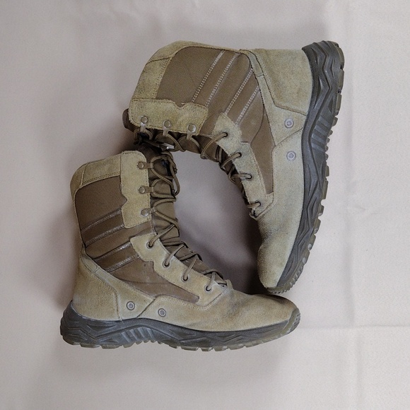 Interceptor Men's Frontier Tactical Combat Utility Leather Outdoor Work Boots - Picture 1 of 10